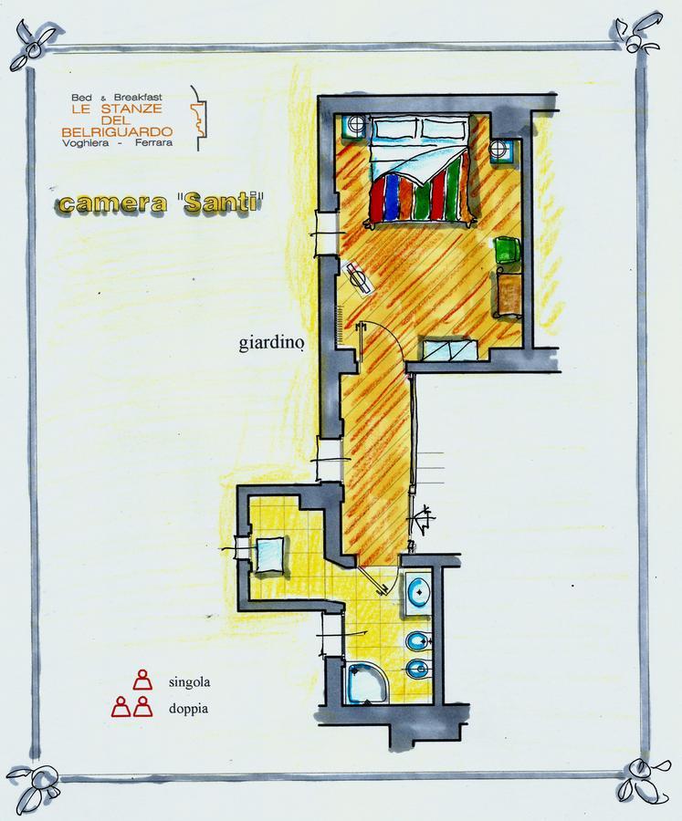 B&B Le Stanze Del Belriguardo Voghiera 外观 照片